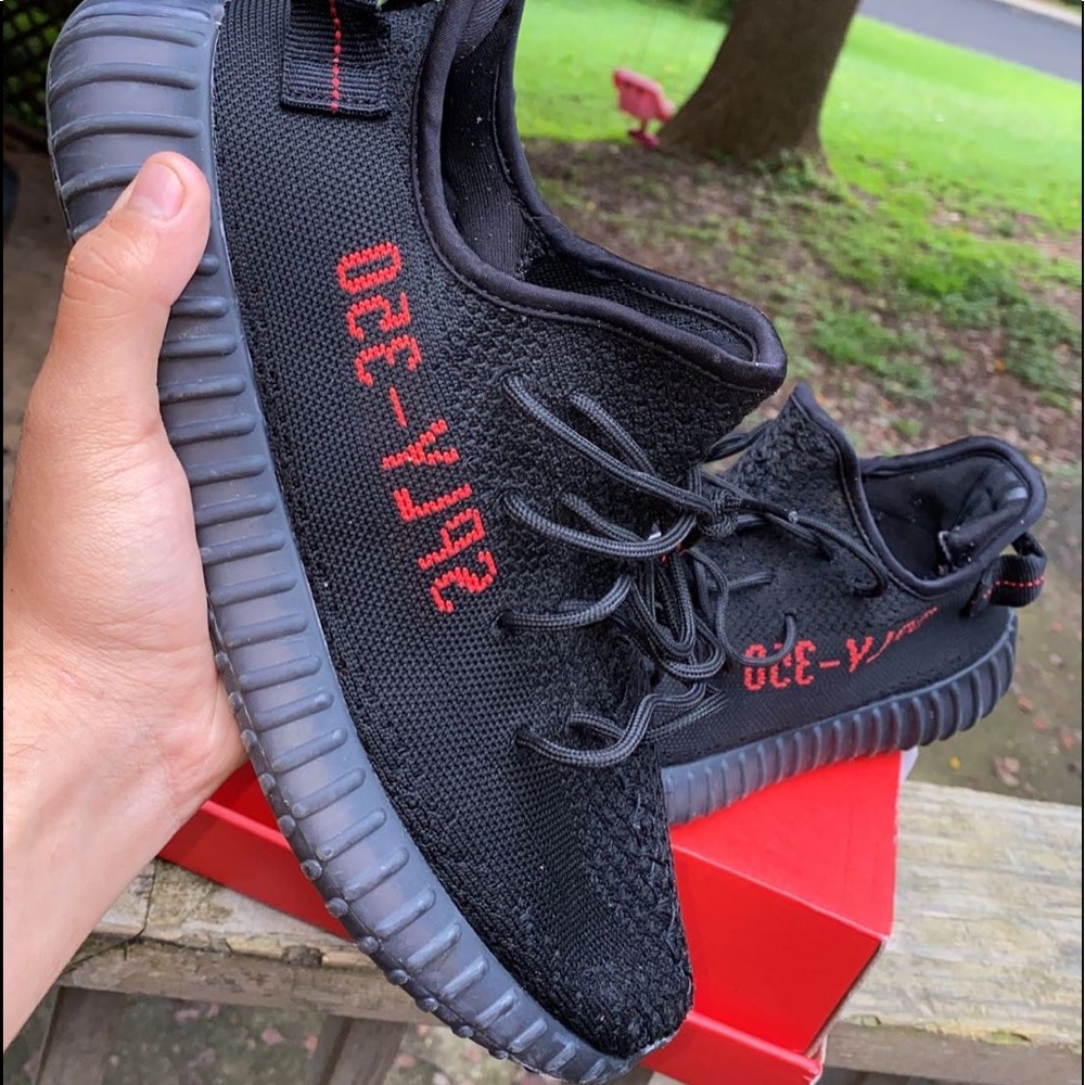 Adidas Yeezy 350 V2 Black Red